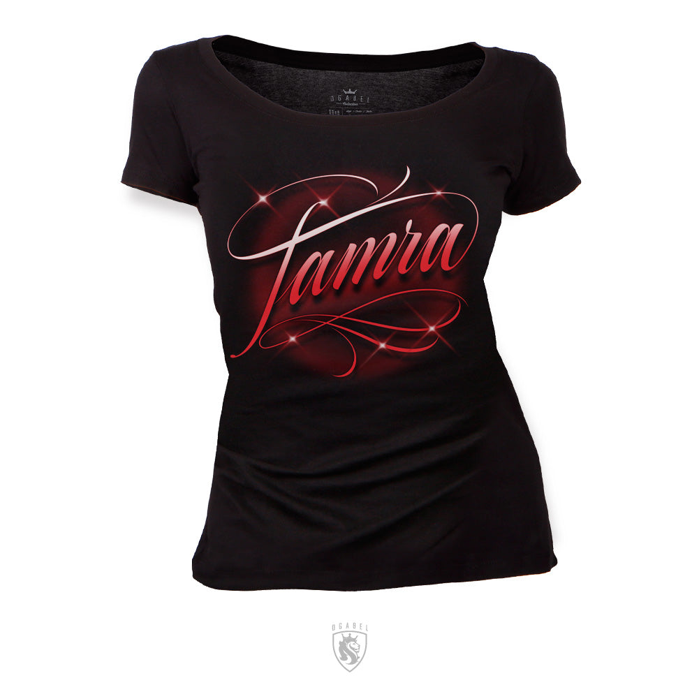Custom Name 90's Airbrushed Style Tee