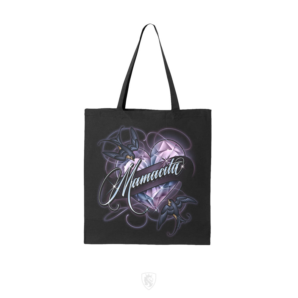 Mom Themed Canvas Tote Bag