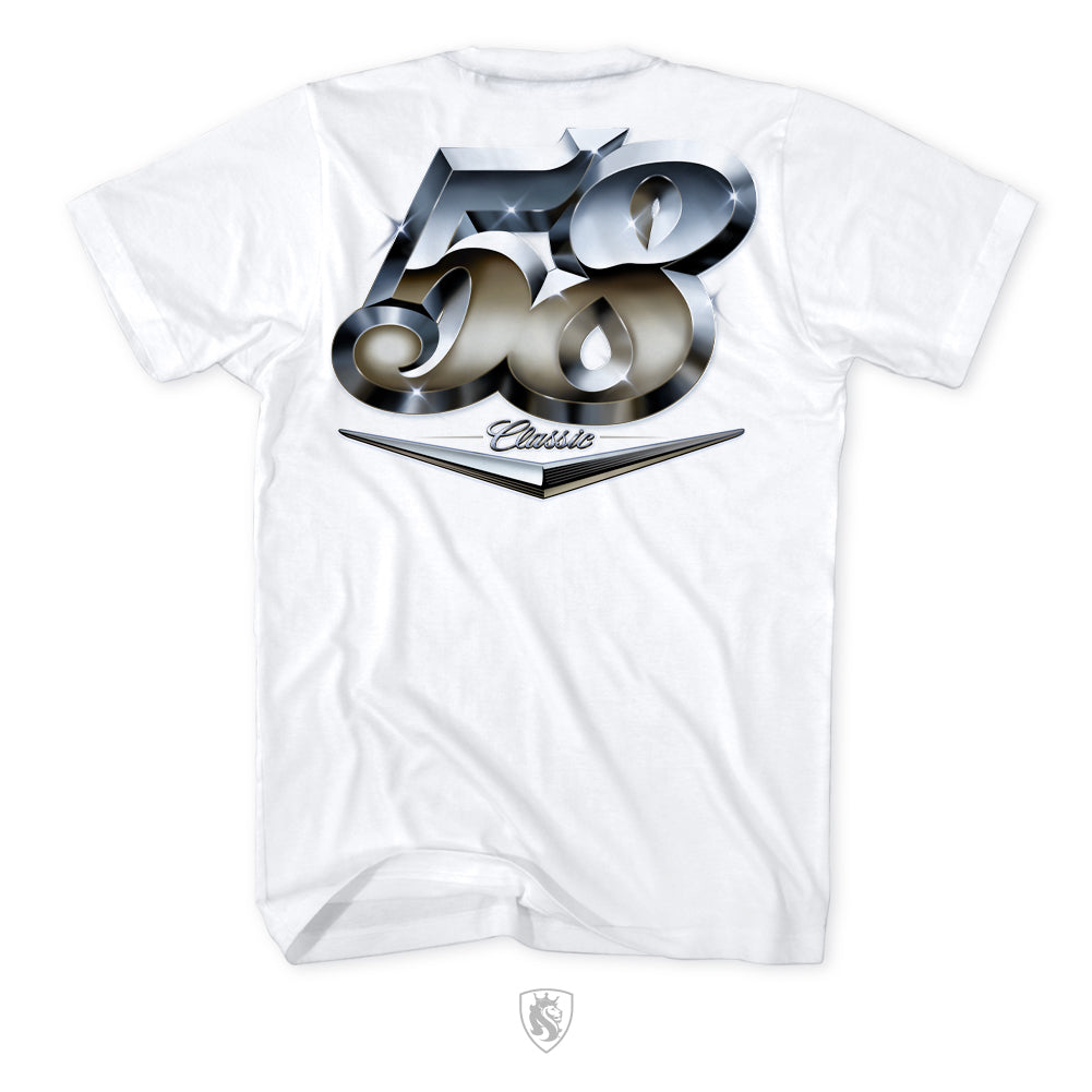 2 Digit Chrome Classic Year - 100% Cotton Tee For Men