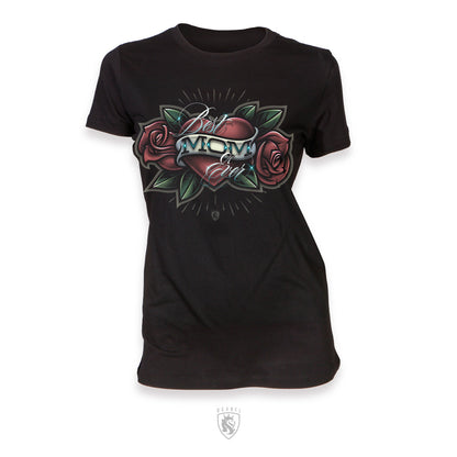 Best Mom Ever 24K Ring-Spun Combed Cotton Top For Women