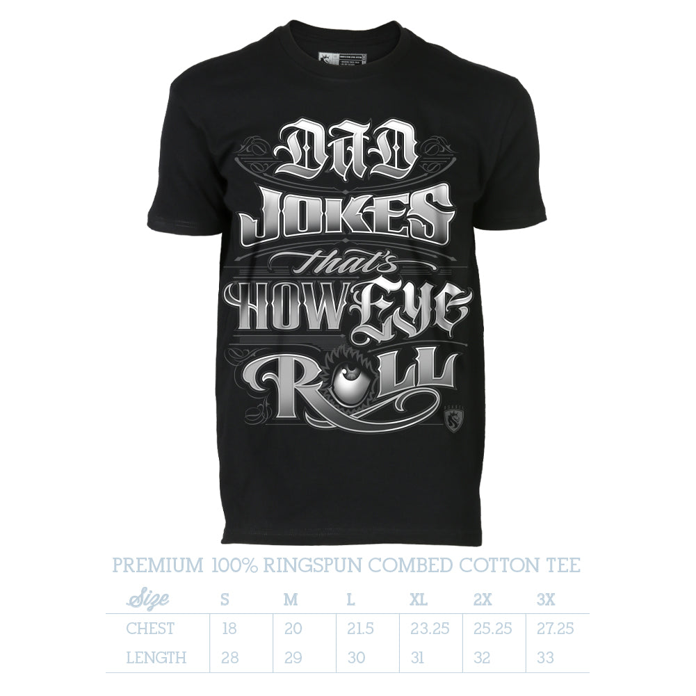 Dad Jokes  Mens Tee - 100% Cotton Tee For Men