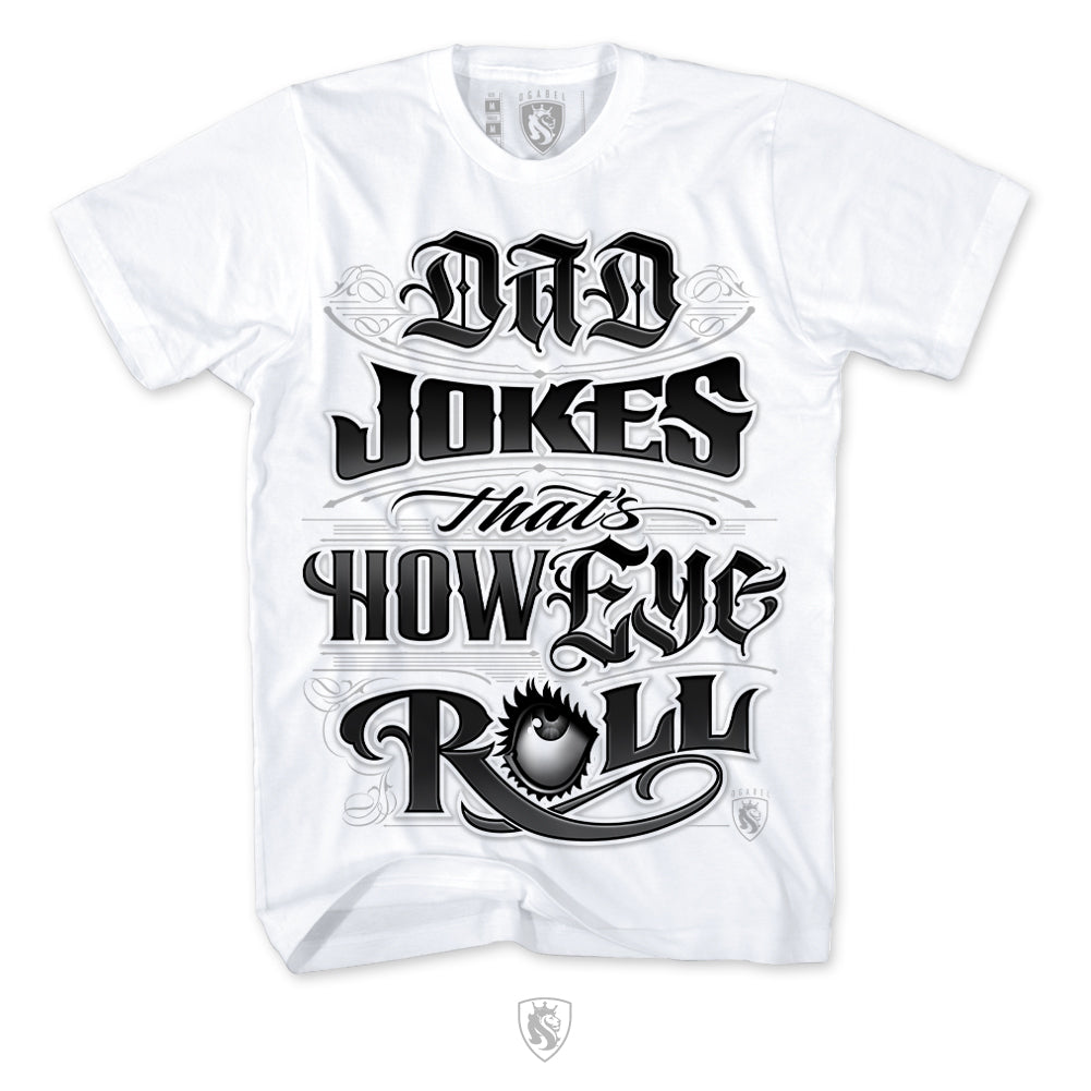 Dad Jokes  Mens Tee - 100% Cotton Tee For Men
