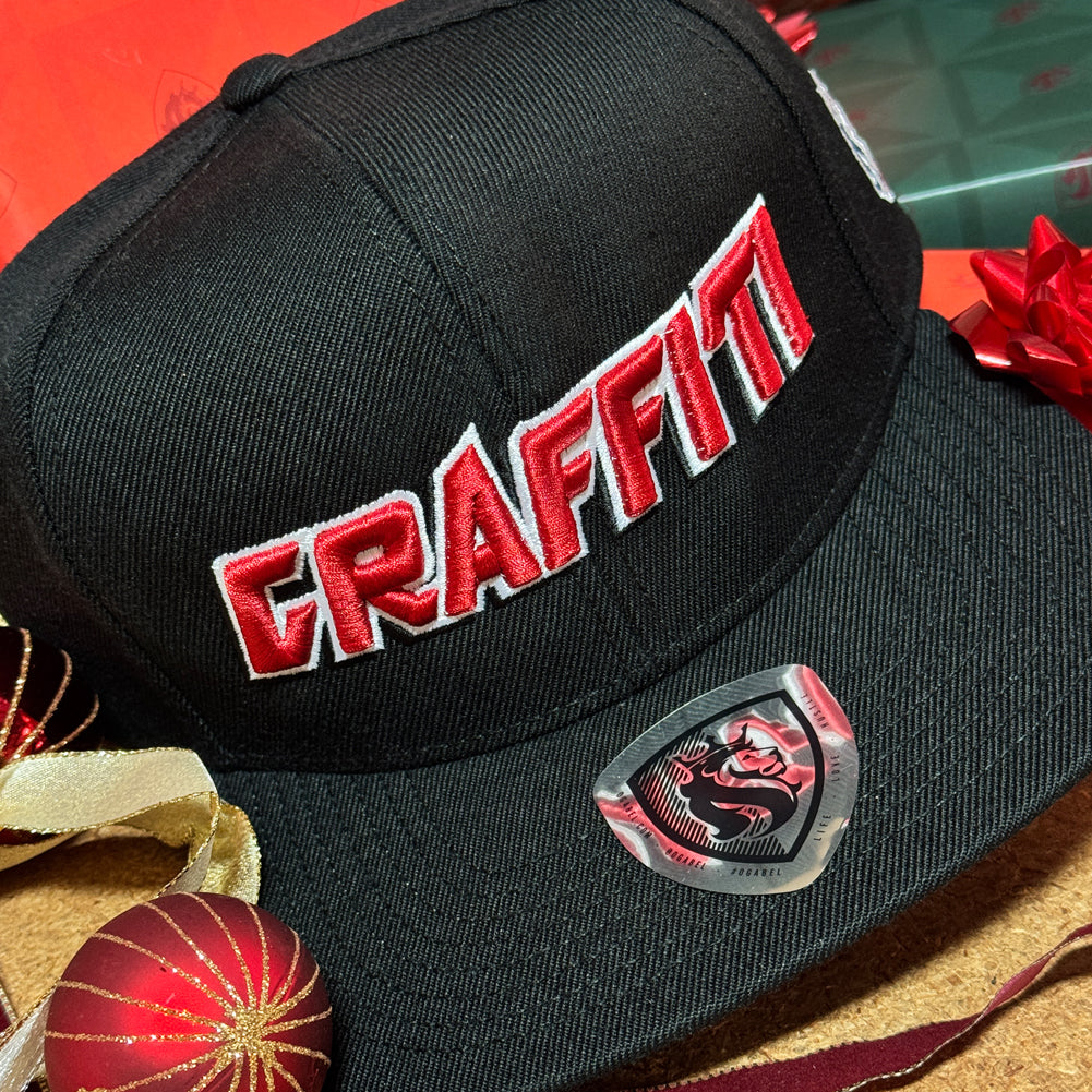 Graffiti Embroidered Snapback Hat