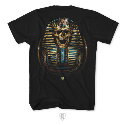 King Tut Skull 25K - 100% Cotton Tee For Men