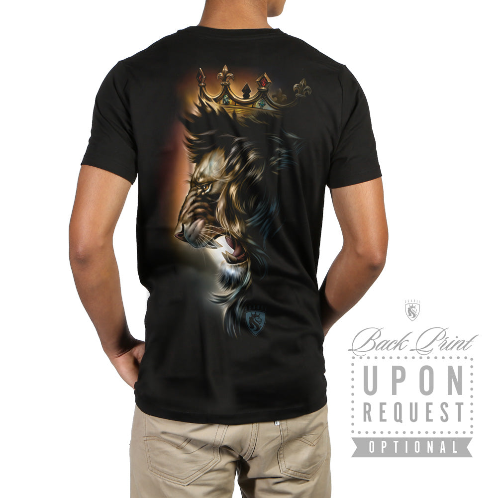 Lion Growl Design For Men