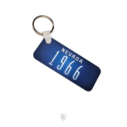 Low Low or Birth Year State Plates On A Keychain