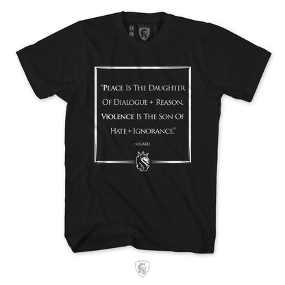 Peace vs Violence - 100% Cotton Tee For Men