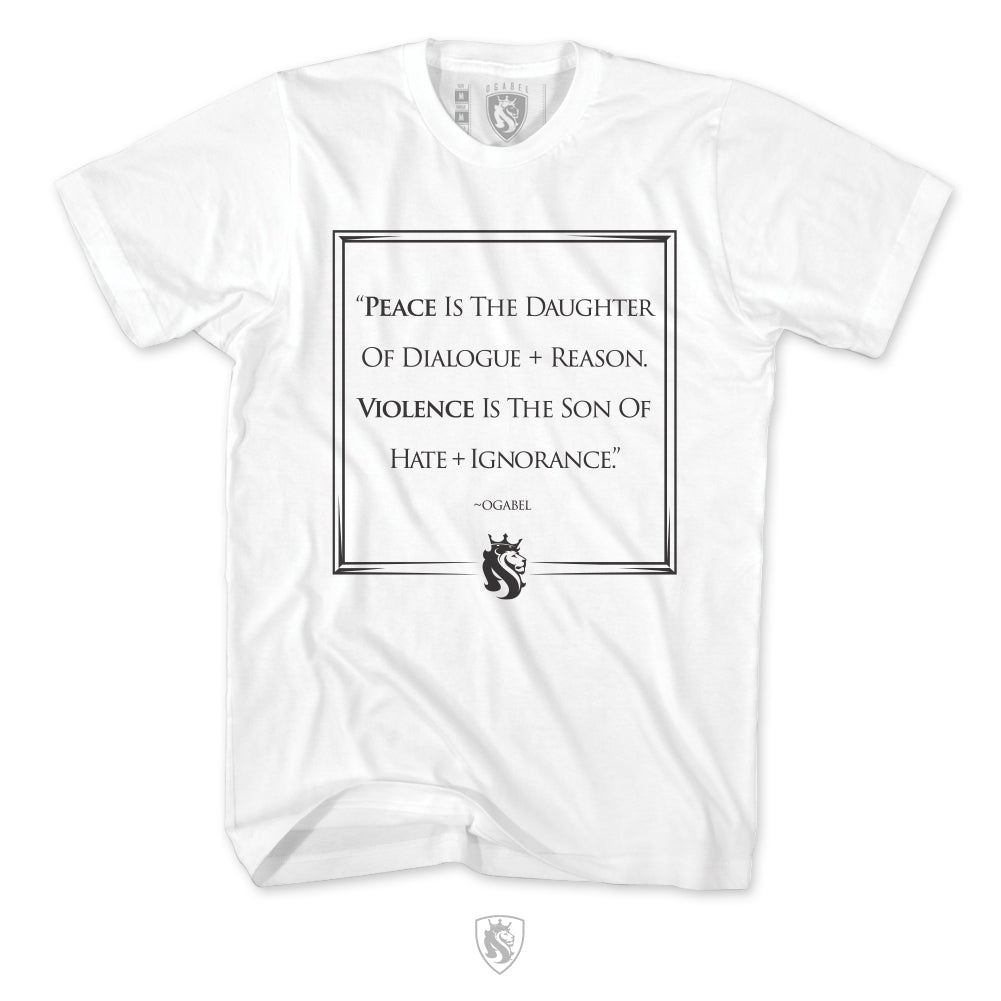 Peace vs Violence - 100% Cotton Tee For Men