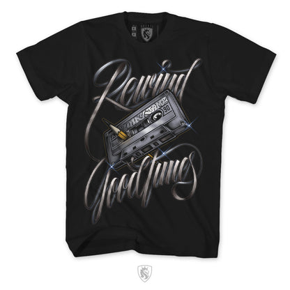 Rewind Good Times - 100% Cotton Tee For Men