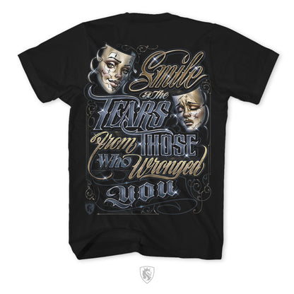 Smile At Em - 100% Cotton Tee For Men