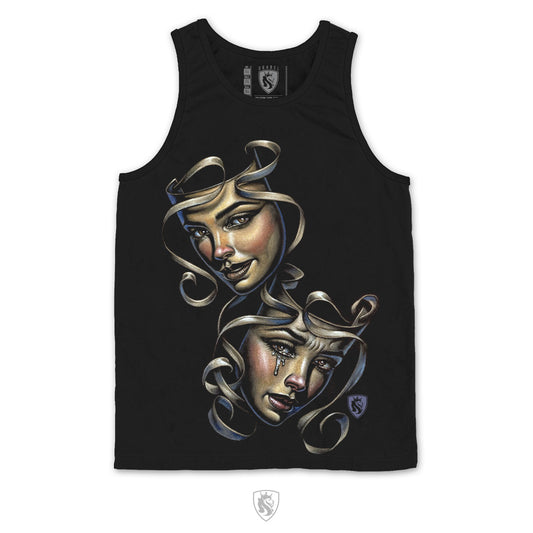 Sonrisa Y Lagrima Tank Top For Men